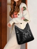 Retro Large Capacity Zip Crossbody Bag