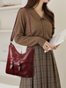 Retro Large Capacity Zip Crossbody Bag