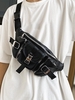 Retro Metal Buckle Design PU Leather Couple Sling Bag