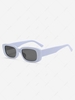 Retro Multi-color Elliptical Small Frame Sunglasses