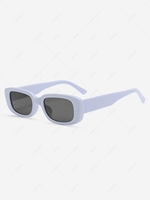 Retro Multi-color Elliptical Small Frame Sunglasses