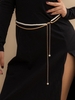 Retro Multi-layer Faux Pearl Body Chain