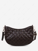 Retro Quilted Solid Crossbody Bag
