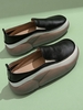 Retro Slip On Platform Loafers