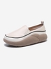Retro Slip On Platform Loafers