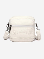 Retro Zip Crossbody Bag