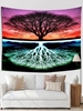 Reversed Image Tree Pattern Tapestry