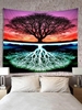 Reversed Image Tree Pattern Tapestry