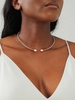 Rhinestone Choker Open Cuff Necklace