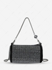 Rhinestone Cylinder-shape Chain Bag