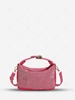 Rhinestone Decor Casual Crossbody Bag