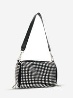 Rhinestone Decor Large Capacity Chain Bucket Bag