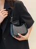 Rhinestone Design Minimalist Shoulder Bag
