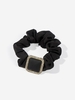 Rhinestone Embellish Solid Color Scrunchie