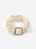Rhinestone Embellish Solid Color Scrunchie