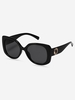 Rhinestone Embellish Square Sunglasses
