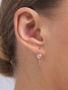 Rhinestone Heart Shaped Earrings
