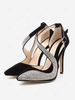 Rhinestone Stiletto Heel Pumps