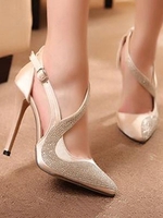 Rhinestone Stiletto Heel Pumps