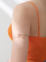 Rhinestone Sun Moon Arm Bracelet