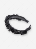 Rhinestone Wide-side Pleated Hairband