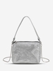 Rhinestones Chain Crossbody Tote Bag