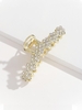 Rhinestones Decor Metal Hair Claw