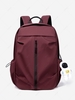 Ruched Large Capacity Backpack with Bag Charm