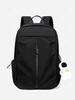 Ruched Large Capacity Backpack with Bag Charm