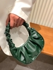 Ruched Shoulder Hobo Bag