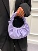 Ruched Shoulder Hobo Bag