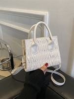 Ruched Solid Shoulder Tote Bag