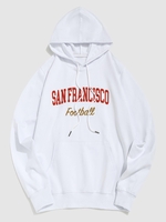 San Franciso Football Vintage Graphic Essentials Hoodie S White