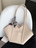 Scarf Bowknot Shoulder Bag with Makeup Bag Set
