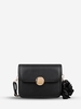 Scarf Design Flap PU Crossbody Bag