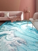 Sea Pattern Flannel Floor Mat