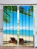 Sea View And Ocean Curtain