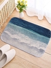 Sea Wave Pattern Floor Mats