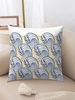 Sea Waves Pattern Plush Pillowcase
