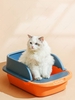 Semi-closed Anti-Splash Cat Litter Box
