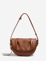 Semicircle Flap Shoulder Bag