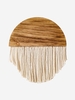 Semicircle Wooden Bohemian Fringe Wall Hanging