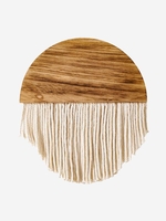 Semicircle Wooden Bohemian Fringe Wall Hanging