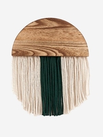 Semicircle Wooden Bohemian Fringe Wall Hanging