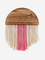 Semicircle Wooden Bohemian Fringe Wall Hanging