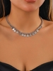 Sequined Chain Choker Necklace