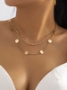 Sequined Double Layered Choker Necklace