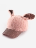 Sequined Rabbit Ear Teddy Baseball Cap