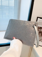Sequins Decor Large Capacity Clutches Bag