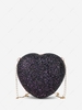 Sequins Heart-shaped Chain Shoulder Bag